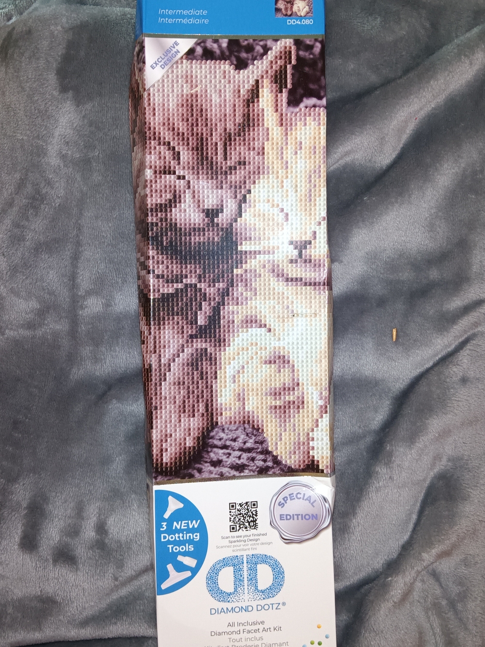 Diamond Supply Co. Cat Diamond Painting Kit - Brown and Cream